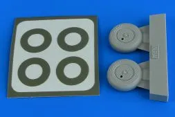 Spitfire Mk.I wheels (with covers) & paint masks 1:48