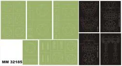 B-24D maxi mask for Hobby Boss 1:32