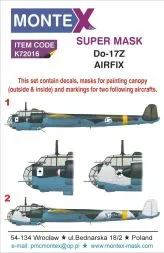 Do 17Z super mask for Airfix 1:72