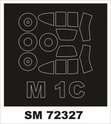 Mraz M-1C mask for KP 1:72