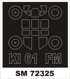 Ki-61-HEI mask for Fine Molds 1:72