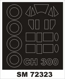 Bellanca CH-300 mask for Dora Wings 1:72