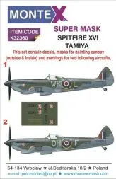 Spitfire Mk.XVI super mask for Tamiya 1:32