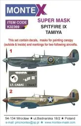 Spitfire Mk.IX super mask for Tamiya 1:32