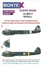 Ju 88A-4 super mask for Revell 1:32