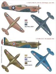 P-40F super mask for Trumpeter 1:32