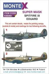 Spitfire Mk.IX super mask for Eduard 1:48