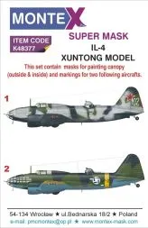 Il-4 super mask for Xuntong Model P.2 1:48
