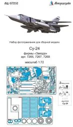 Su-24 detail set for Zvezda 1:72