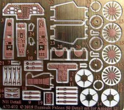 Falcon 50 Detail Set for Amodel 1:72