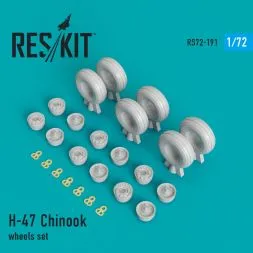 H-47 Chinook wheels set 1:72