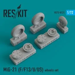 MiG-21 (F/F13/U/US) wheels 1:72