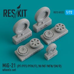 MiG-21 (PF/M) wheels set 1:72