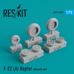 F-22A Raptor wheels 1:72