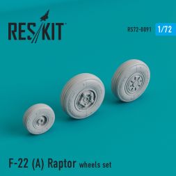 F-22A Raptor wheels 1:72