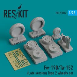 Fw 190/Ta-152 (Late version) Type 2 wheels 1:72