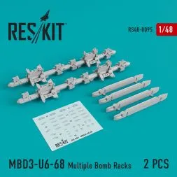 MBD3-U6-68 Multiple Bomb Racks 1:48