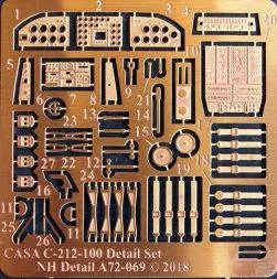 CASA C-212-100 Detail set 1:72