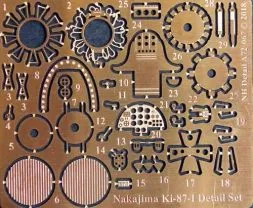Nakajima Ki-87 Detail Set 1:72