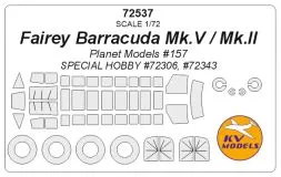 Fairey Barracuda Mk.II/V mask for Special Hobby 1:72