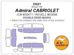 Admiral CABRIOLET mas for ICM 1:35