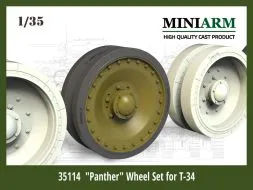 Panther wheel set for T-34 1:35