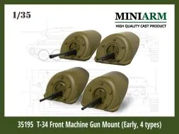 T-34 Front Machine Gun Mount (Early, 4 type) 1:35