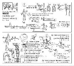 M60D machine gun (mount variant) 1:72