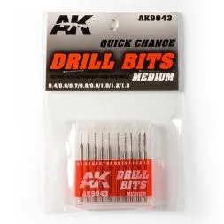 Drill Bits Set Medium 0.4-1.3mm