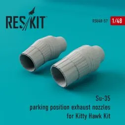 Su-35 exhaust nozzles (parking) for K.H. 1:48