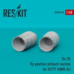Su-35 exhaust nozzles (fly) for K.H. 1:48