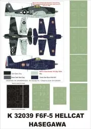 F6F-3/5 Hellcat super mask for Hasegawa 1:32