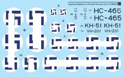 Captured Fighters in Finnish Service WW II 1:48