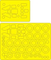 Tu-128M Fiddler EXPERT masks for Trumpeter 1:72