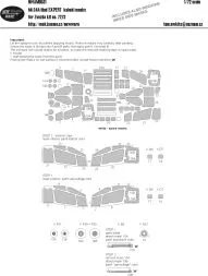 Mil Mi-24A Hind EXPERT mask for Zvezda 1:72