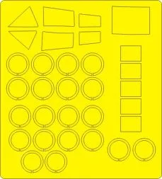 SR-71 Blackbird BASIC mask for Testors 1:48