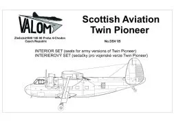 Twin Pioneer army seats 1:72