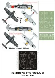 Fw 190A-8 super mask for Tamiya 1:48