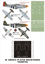 P-51D Mustang super mask for Tamiya 1:48