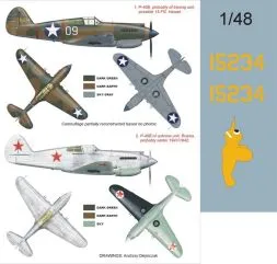 P-40B super mask for Trumpeter 1:48