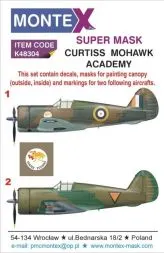 P-36 MOHAWK super mask for Academy 1:48