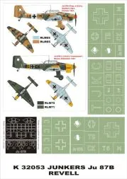 Ju 87B-2 super mask for Revell 1:32