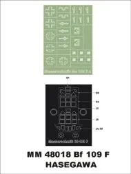 Bf 109F-4 maxi mask for Hasegawa 1:48