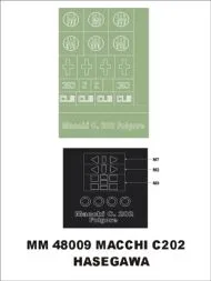 Macchi C.202 maxi mask for Hasegawa 1:48