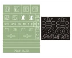 Fiat G.55 maxi mask for Special Hobby 1:48