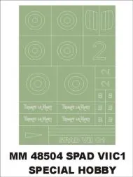 Spad VIIc maxi mask 1:48
