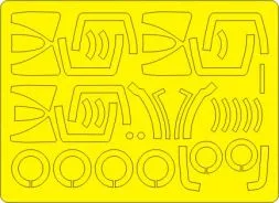 F-8E,J,P Crusader ADVANCED mask for Academy 1:72