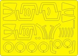 F-8E,J,P Crusader Expert mask for Academy 1:72