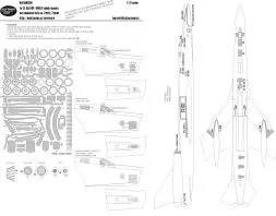 Tu-22KD/KDP MEGA mask for ModelSvit 1:72
