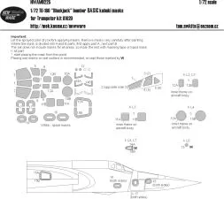 Tu-160 BASIC mask for Trumpeter 1:72